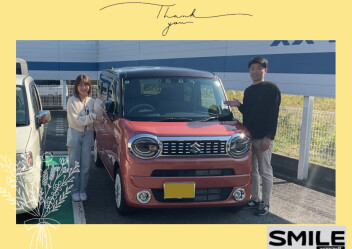 O様、ワゴンRスマイル納車☆彡